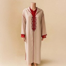 Djellaba Élégance Brodée