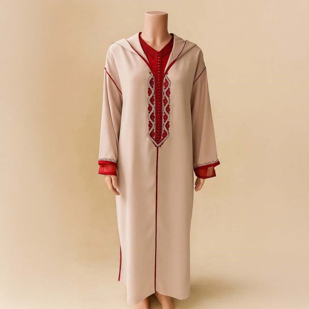 Djellaba Élégance Brodée