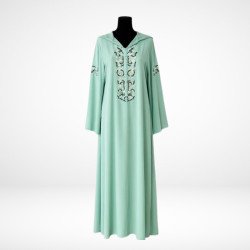 Jellaba en Crêpe de Soie