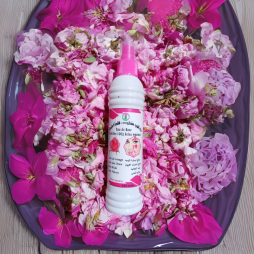 Eau de Rose Distillée 100% – Flacon Familial Spray