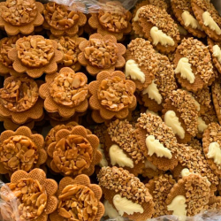 Assortiment de Biscuits Croquants aux Fruits Secs et Chocolat Blanc