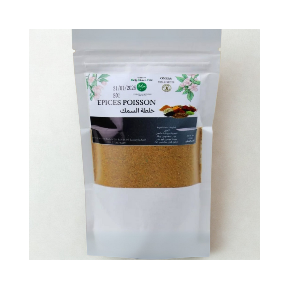 Épices Poisson – Mélange Traditionnel Sans Gluten