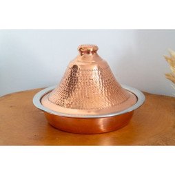 Tagine en Cuivre Martelé Artisanal