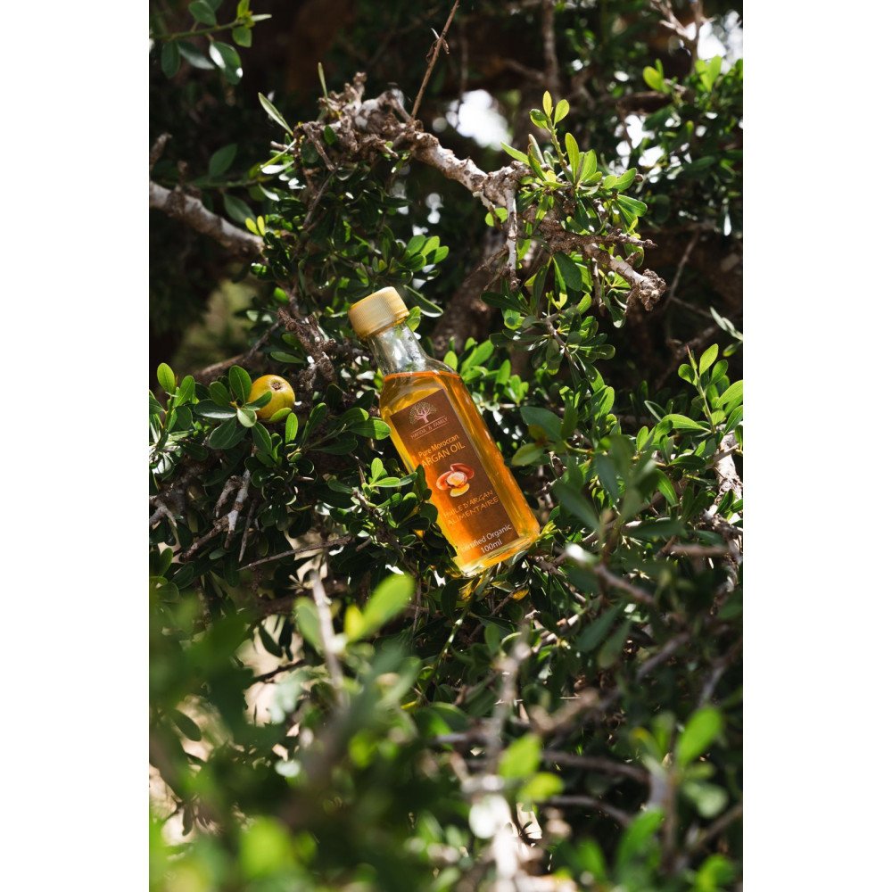 Huile d’Argan Alimentaire Pure – Trésor du Maroc 100ml 