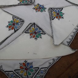 Couvre-plateau en Broderie "Tirz el Hesab"