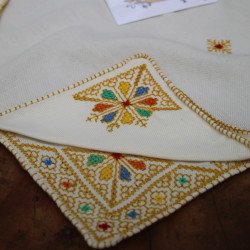 Couvre-plateau en Broderie "Tirz el Hesab"