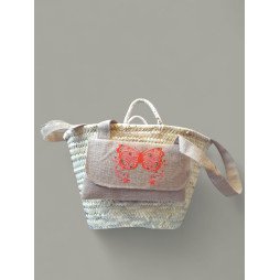 Panier en vannerie artisanale