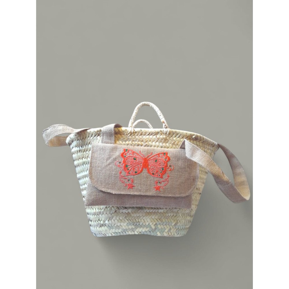 Panier en vannerie artisanale