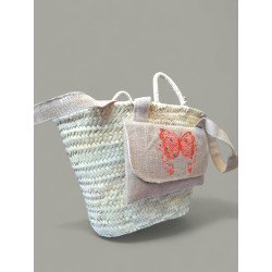 Panier en vannerie artisanale