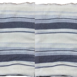 Tissu soussdi pour hommes gris/blanc