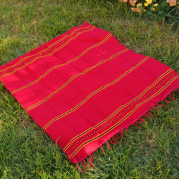 Plaid marocain tissé en coton 