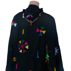  gandoura marocaine brodeé en noir