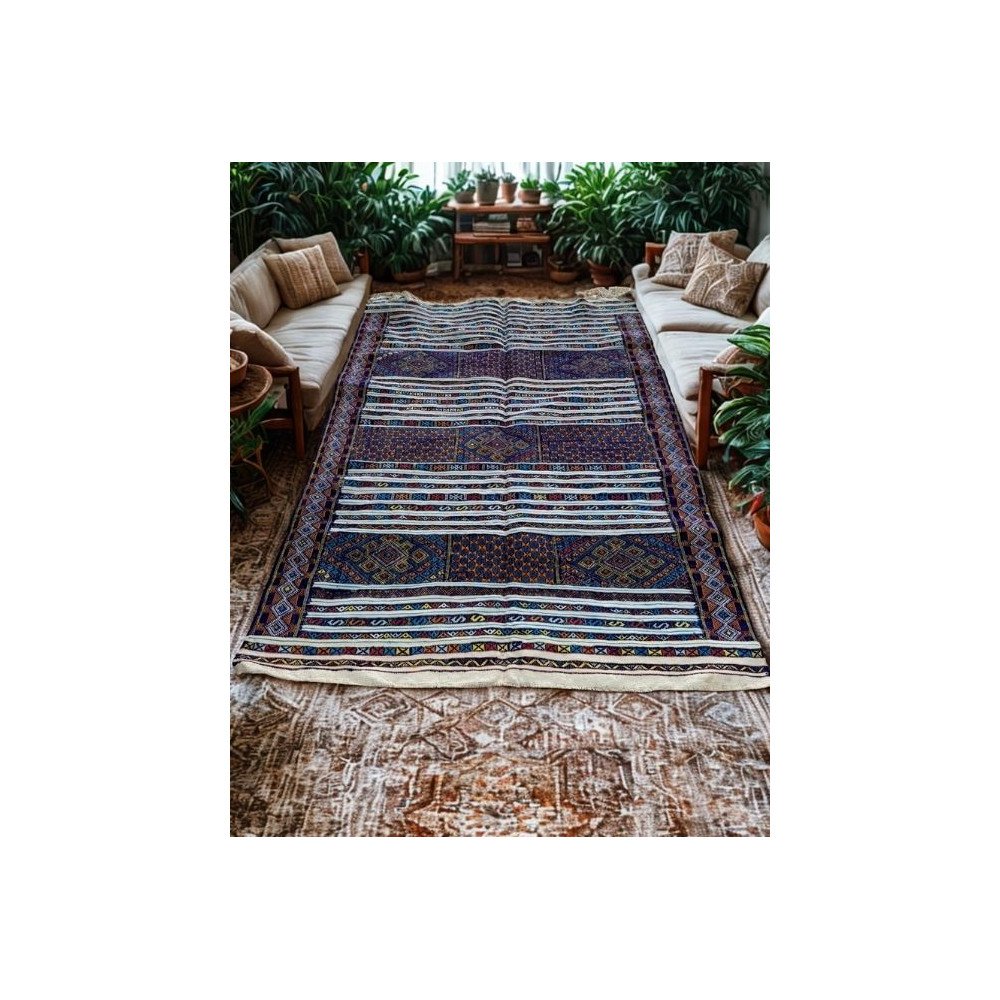 Tapis Berbère Authentique – Tissage Traditionnel en Laine
