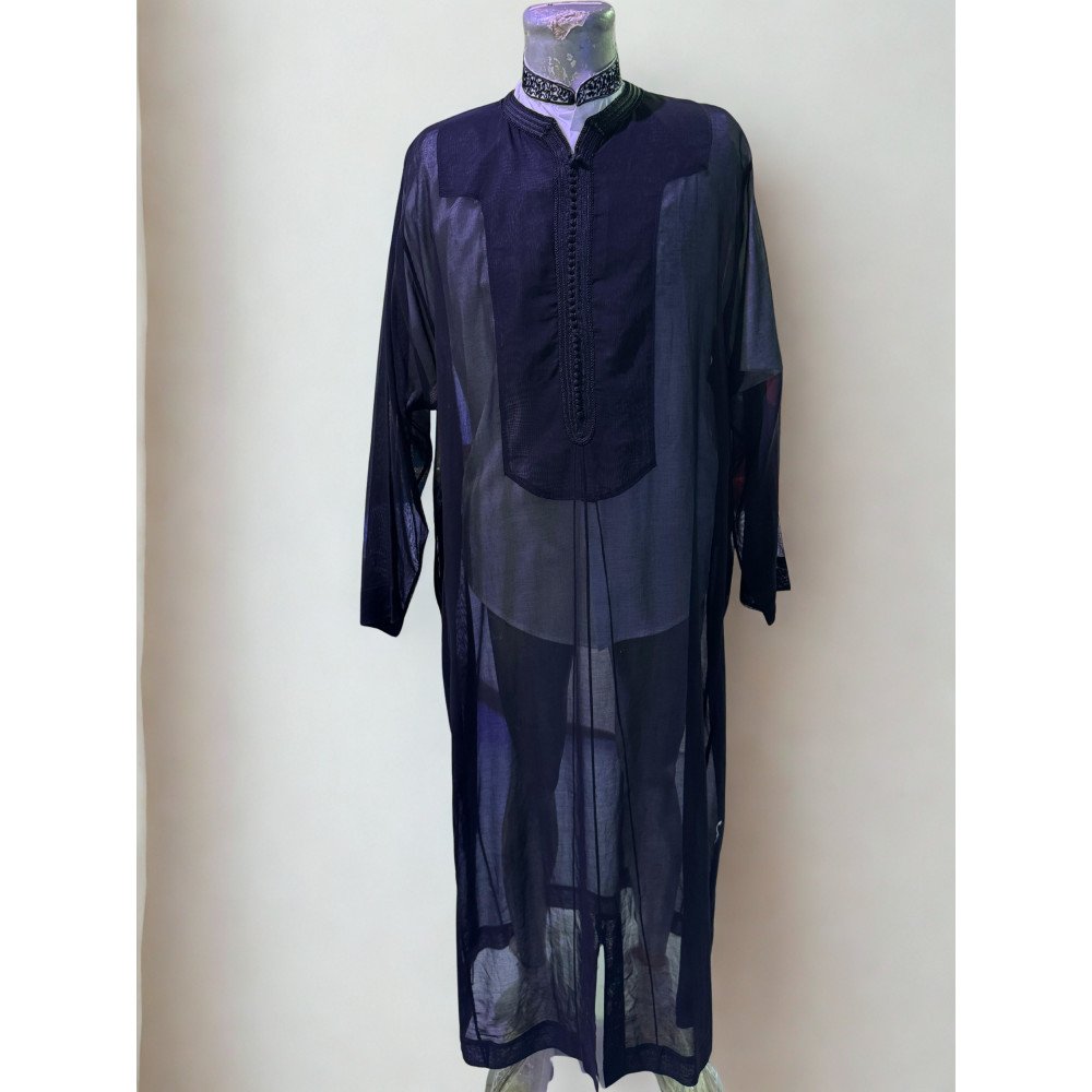 Gandoura traditionnelle homme – Tissu soussdi