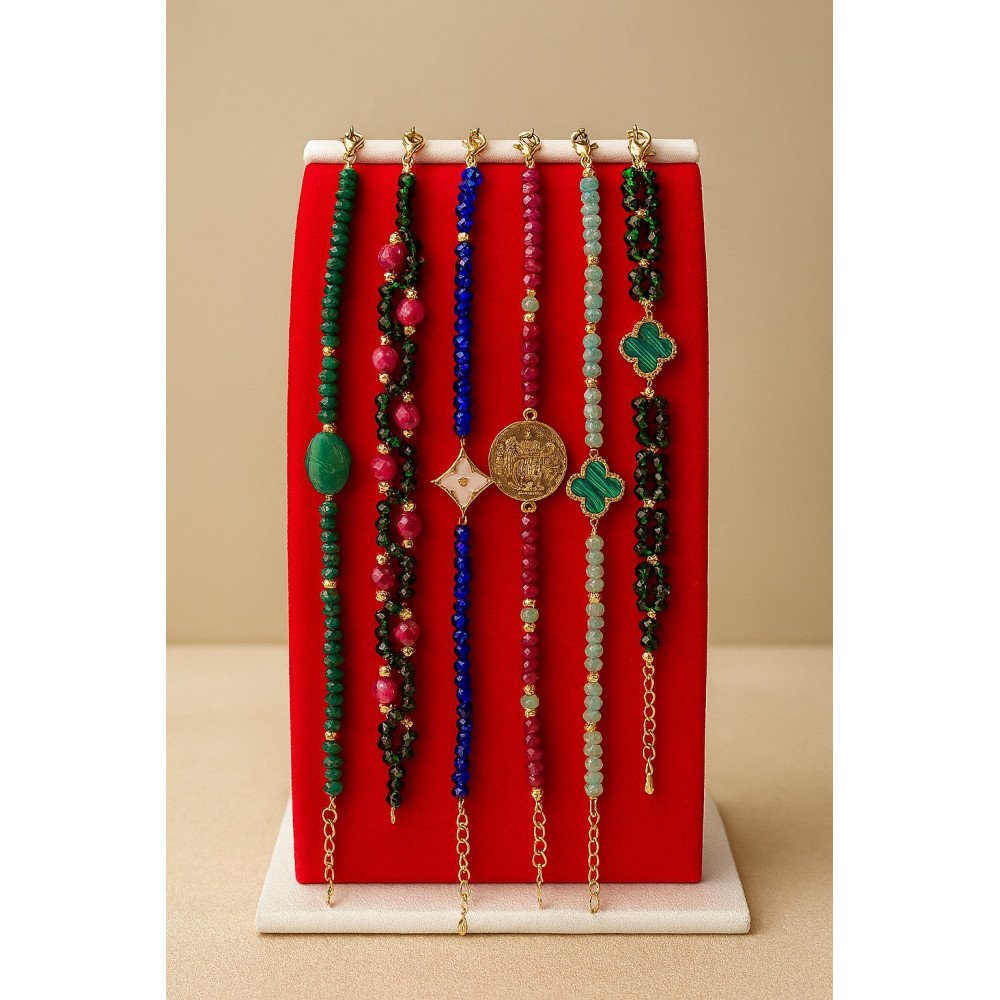 Collection de Bracelets en Pierres Naturelles