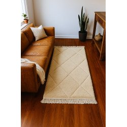 Tapis berbère crème