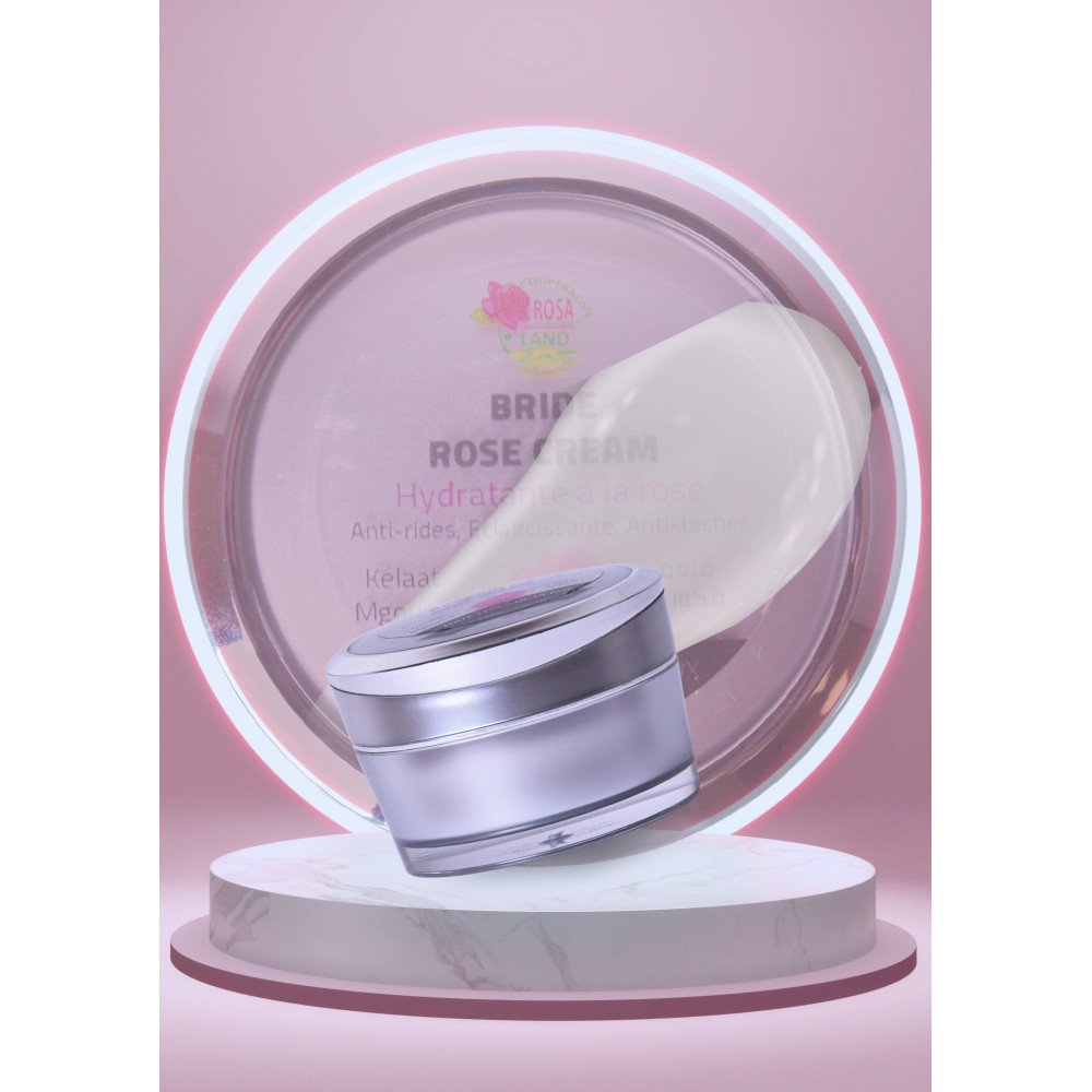 Crème de rose hydratation